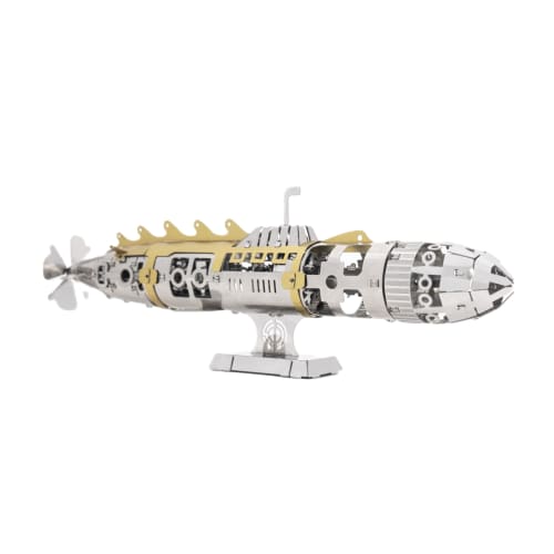 METAL-TIME, Nautilus Submarine Model, Nautilus Model Kit, 3D Metal Model Kit, Nautilus 3D Model Kit, 3D Metal Puzzle, Elusive Nautilus Model