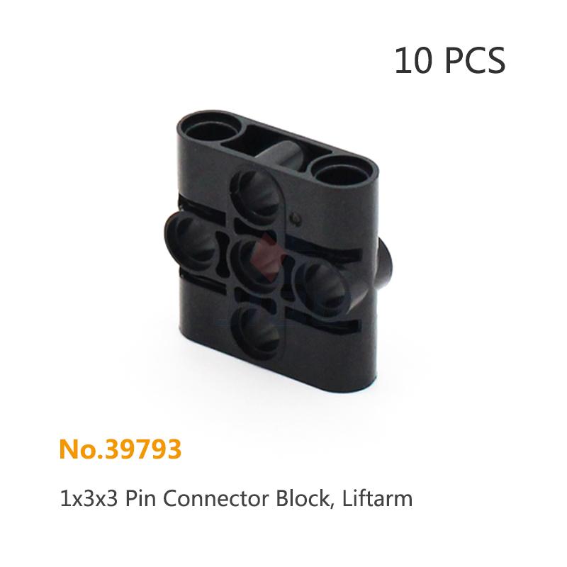 Нетоксичное Техническое Кольцо для Вождения Универсальный Карданный Вал Ось и Штифтовое Соединение с Отверстиями Блоки Moc Высокотехнологичные Строительные Кирпичики Игрушка Запасные Части