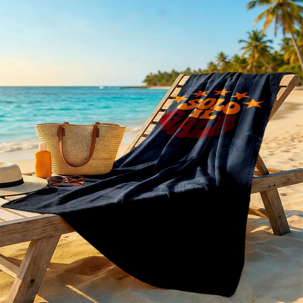Galatasaray Beach Towel Super Soft Microfiber Quickdry Fabric Comfortable Lightweight