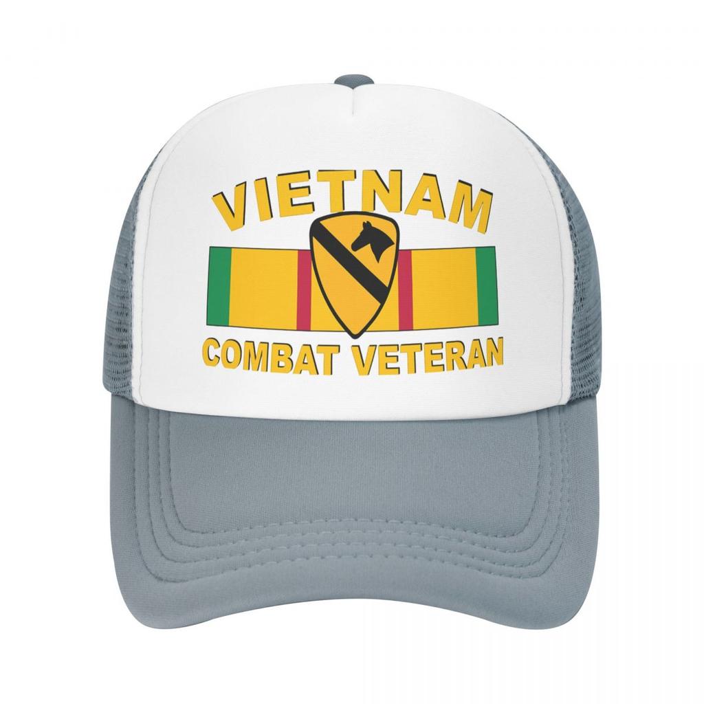 Армия США 1-я кавалерийская дивизия, Вьетнамская боевая ветеранская спортивная кепка на открытом воздухе, бейсбольная кепка унисекс, женская регулируемая кепка, модная летняя шапка