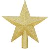 Étoile de sapin de Noël - SPRINGOS - 19 cm - Dorée - Décoration intérieure - Minimaliste