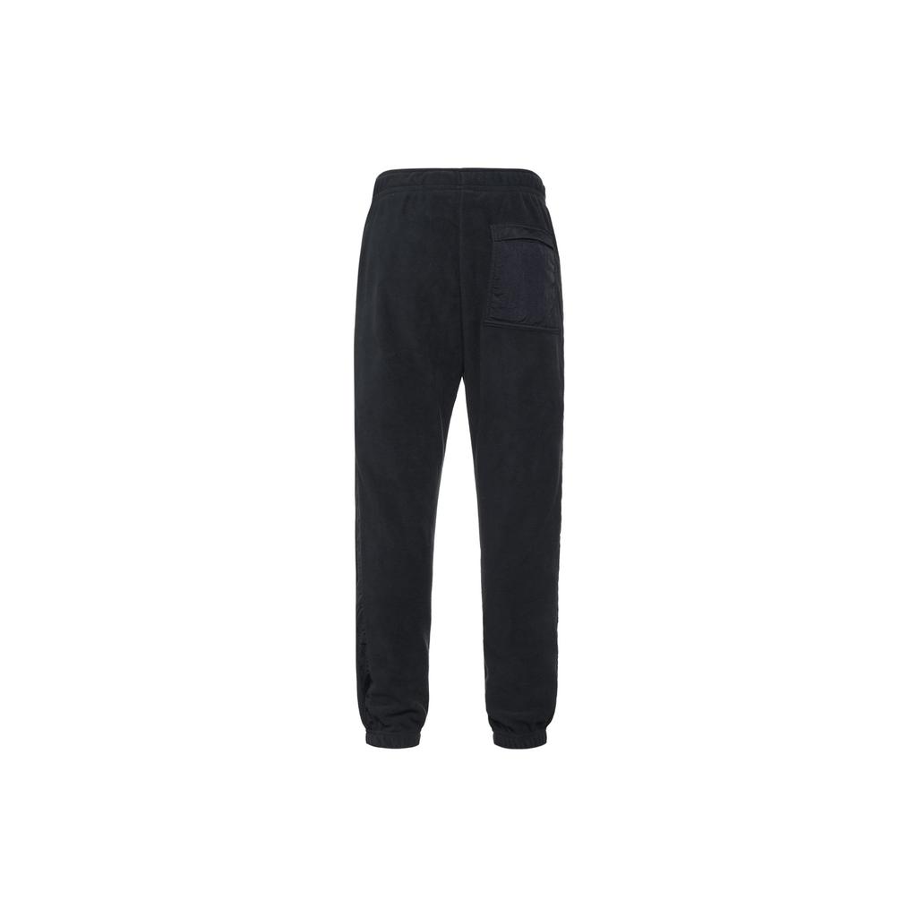 Nike Fleece-Lined Elastic Waist Joggers with Tapered Cuffs Men Bottoms Black DV8163-010