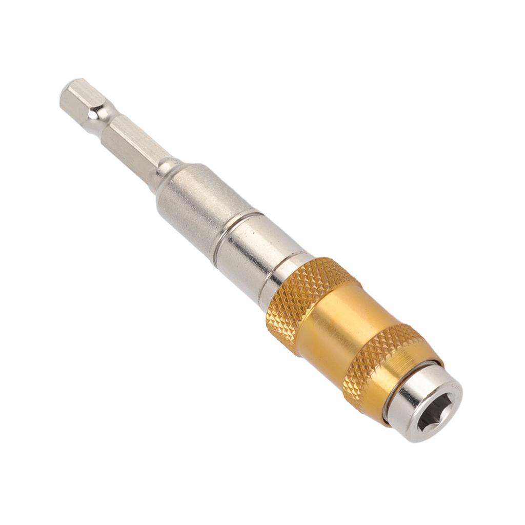 Screw Bits Electromagnetic Chrome Vanadium Steel 6.35mm Universal Screwdriver Bit for Home Decoration Gold