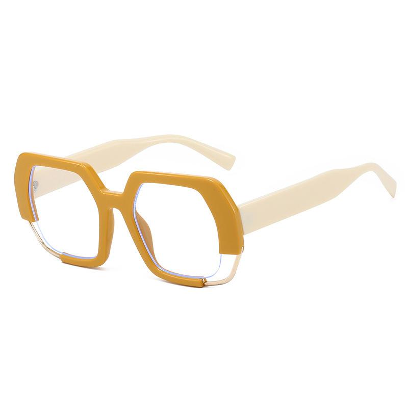 Oversized Vintage Anti Blue Light Optical Glasses Women Luxury Designer Myopia Customize Prescription Reading Eye Glasses Frame