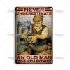 Artisian Job Metal Sign Work Tin Poster Police Accountant Scientist Writer Shoemaker Decorative Plate Wall Decor Garage Bar Pub