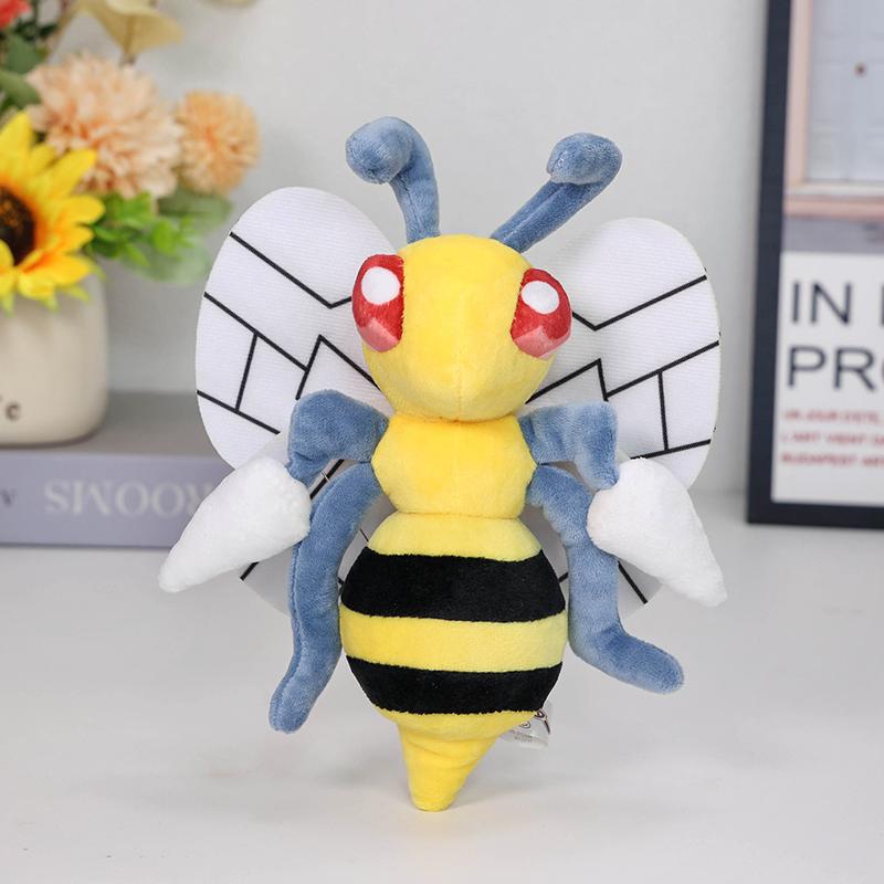 18cm Plush Toys Shiny Beedrill Stuffed Toy Cuddly Bee Soft Doll Xmas Gift