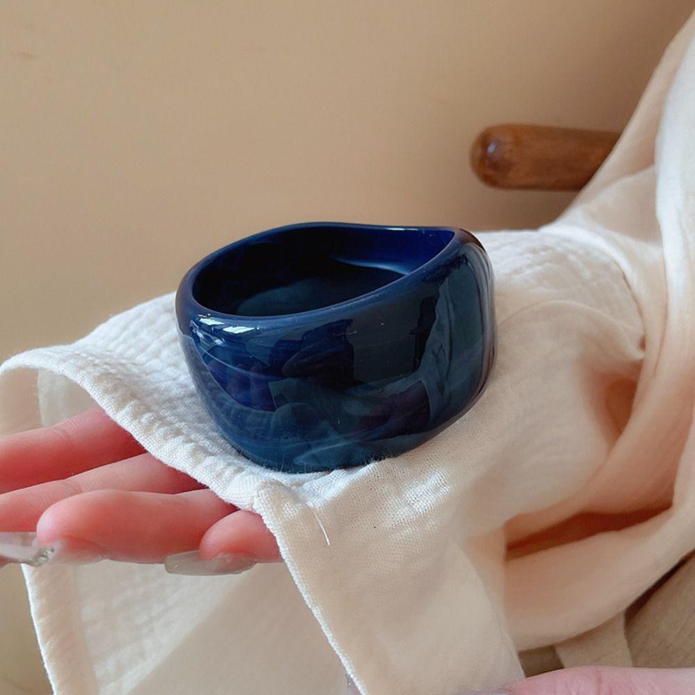 Браслет Minority Design Jelly Color Wide Vintage Geometric Aregular Bangle Girls