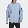 Adidas Myshelter Windweave Cardigan Color Block Loose Long Sleeve Jacket Women Jacket Blue HK4736