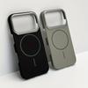 Металлический Чехол для Телефона с Магнитом и Камерой для For Iphone 17 13 14 1Plus 16 16 Pro Max  17Air Беспроводная Зарядка Для Чехол
