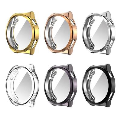 Гальванический защитный чехол из ТПУ для Huawei Watch GT3 Pro 46 мм, полноэкранный защитный чехол