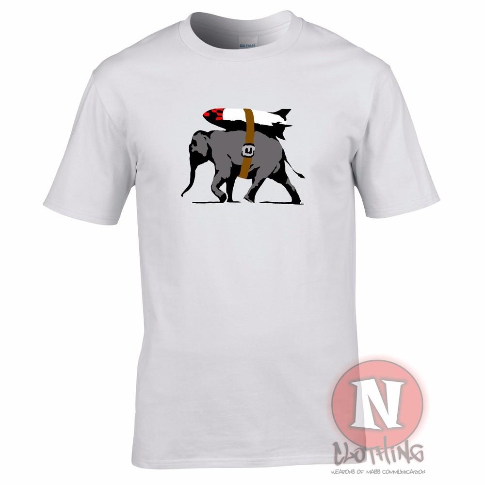 Banksy Heavy Weapons TShirt Elephant Street Art Graffiti Design Print Exclusive