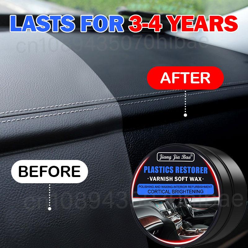 Автомобильный пластиковый реставратор Вернуться к черному блеску Средства для чистки автомобиля Пластик Кожа Восстановление Авто Полировка и ремонт Покрытие Восстановитель