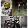 Универсальная галогеновая фара для мотоцикла Ranzek, ретро-фара для Cafe Racer, Bobber, Chopper, для CG125 GN125, 6,5 дюйма, с защитой фары и фарой