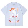 230 Gsm 100% Cotton Bleach V10 Print Unisex Heavy Cotton T Shirt