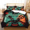 Пододеяльники с принтом для игровой консоли, полноразмерный комплект постельного белья, чехол для мужского детского дизайна, высококлассный домашний текстиль