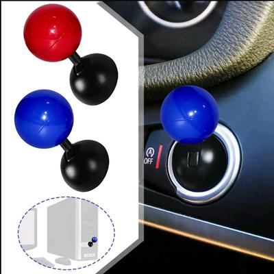 Пластиковая кнопка запуска двигателя автомобиля One Click Start/Stop, пластиковая крышка кнопки запуска двигателя автомобиля One Click, декоративная наклейка