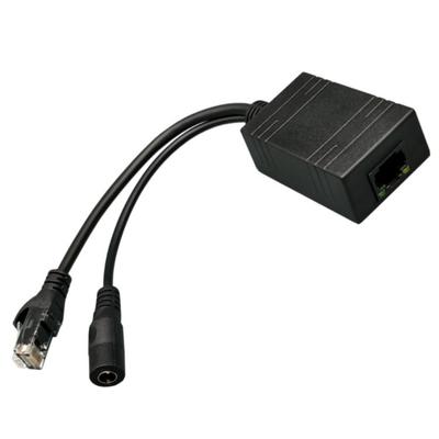 Высокоскоростной PoE-сплиттер-адаптер с входом DC12-30V и Ethernet-подключением для систем на солнечных батареях, кабель 170 мм