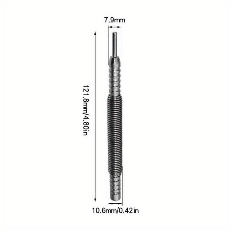 1pc Spring Tool Hammerless Nail Set Center Holes Punch Spring Loaded Marking Metal Woodwork Drill Bit Door Pin Removal Tool