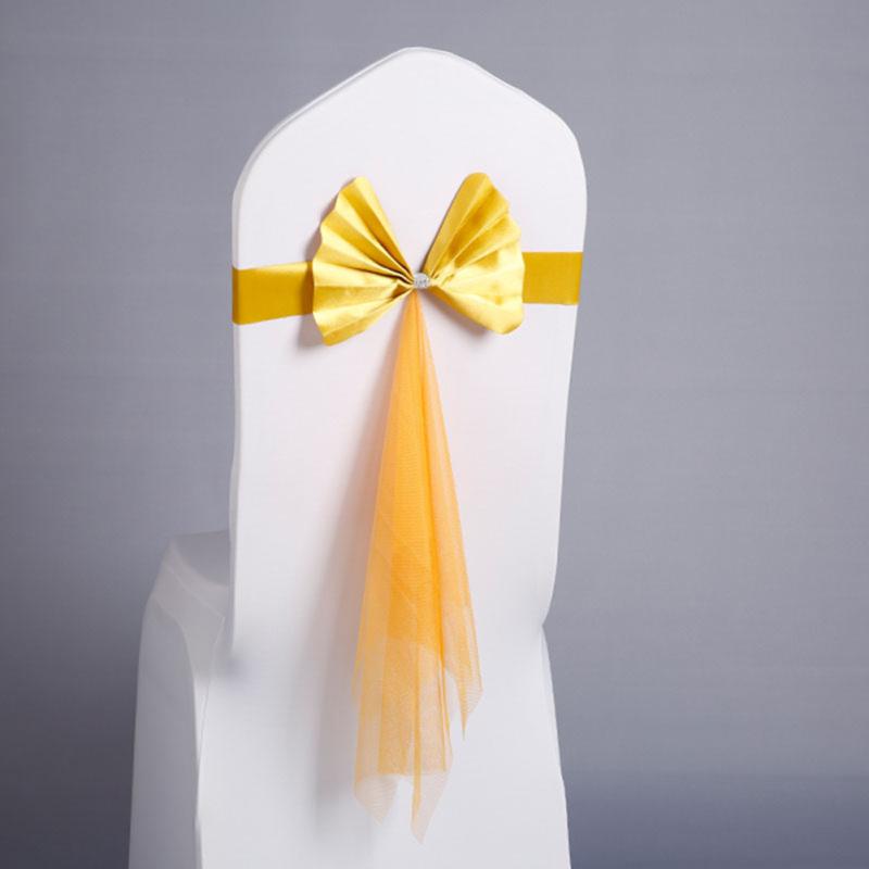 LANLE пояса для стула, высокая эластичная спинка стула, галстук-бабочка, ленты для стула, ленты для свадьбы, вечеринки, Рождества, дня рождения