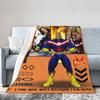 Одеяло My Hero Academia, теплое одеяло в стиле аниме, супермягкое легкое и уютное одеяло для дивана-кровати, мультяшное одеяло для детей и взрослых