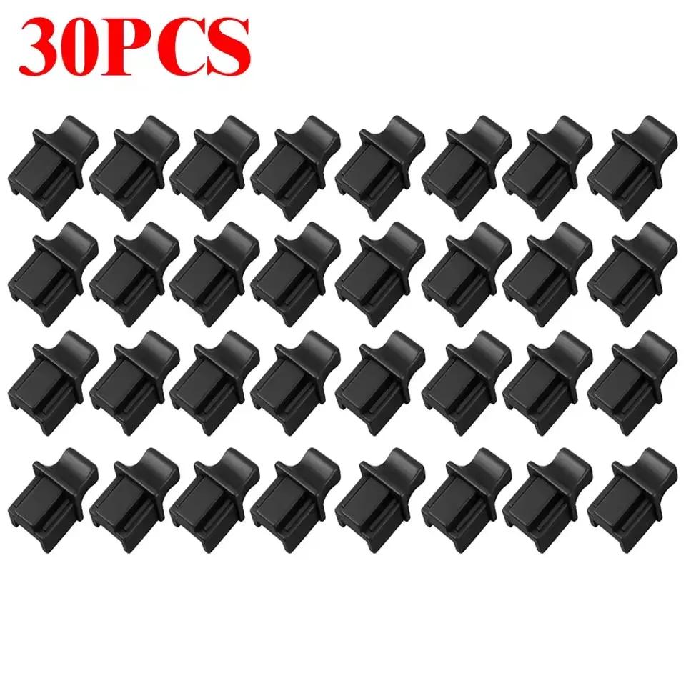 RJ45 Dust Covers Caps Silicone Dustplugs Ethernet LAN Port Protectors for Network Swticher Router Hub Computer Anti-dust Plug