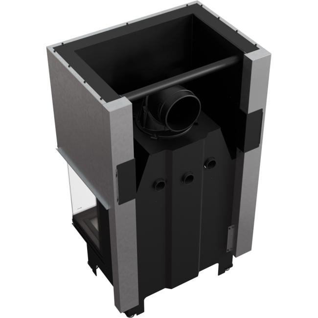 Умный стальной камин KRATKI NBC 800/400 10 кВт Ø 200 Подъемный MSK