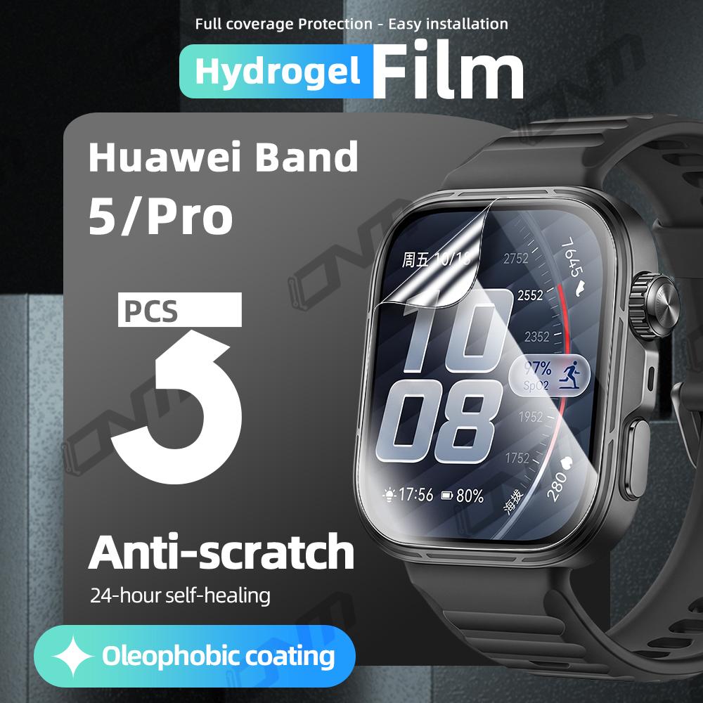 Мягкая защитная пленка для Huawei Watch Fit 5/5 Pro, Защитное стекло для экрана, Прозрачная, HD, Гибкая, Защита от царапин, Аксессуары (Не стекло)