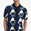 FRED PERRY [Sharp] Fragment Print Polo Shirt - Ecru Afpm2612660-560