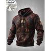 3D Print Halloween Fleece Hoodie Haunted House Ghost Pumpkin Bat Lightning Full Print Pullover Long Sleeve Sweatshirt