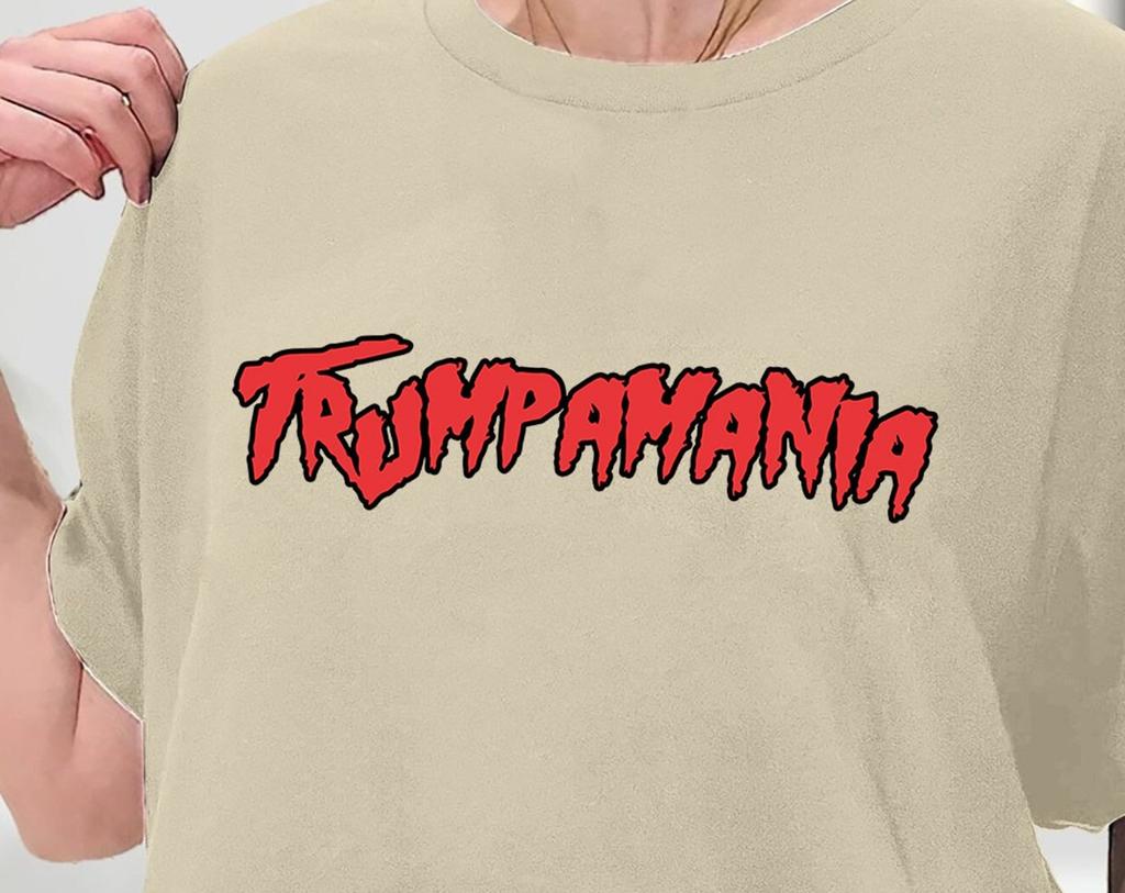 Trumpamania T-Shirt, Patriotic Shirt, USA Pride Tee, Political Statement Shirt, Donald Trump Hulk Hogan Maga, Vote Trump 2024, Republican