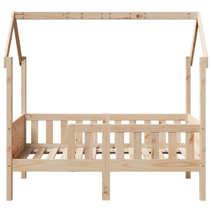 VidaXL Cadre de lit d'enfants forme de maison 70x140cm bois pin massif, cadre de lit en forme de maison, cadre de lit pour 850713