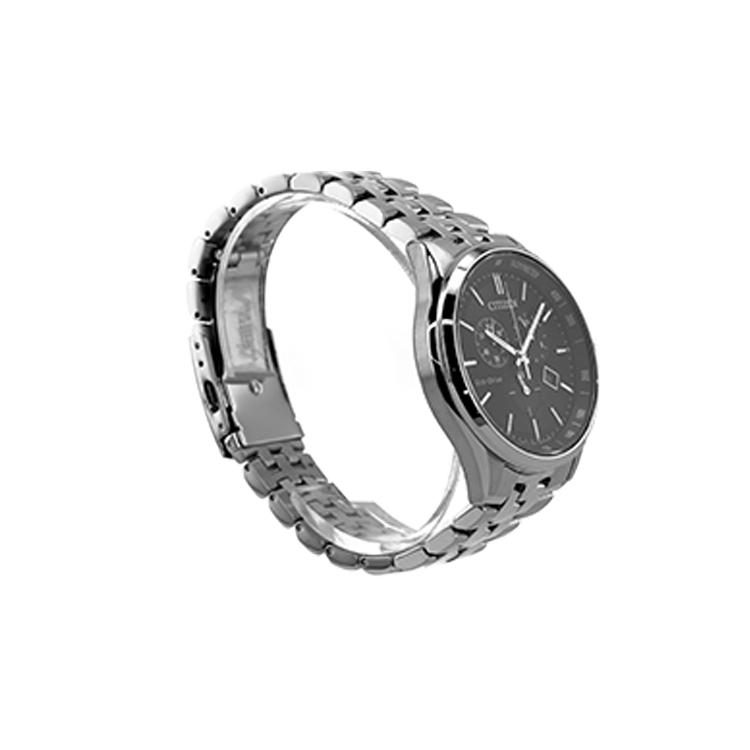 Citizen Часы Ecology Drive Collection с кварцевым механизмом и питанием от солнечной энергии, ремешок из нержавеющей стали AT2140-55E