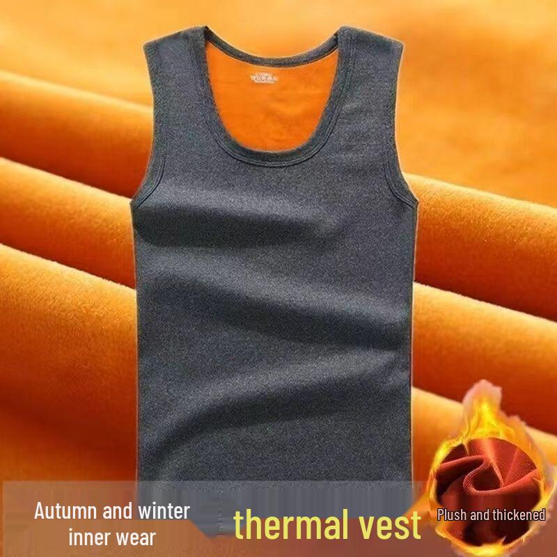 Мужской терможилет приталенного кроя: Тепло осени/зимы с бархатной подкладкой