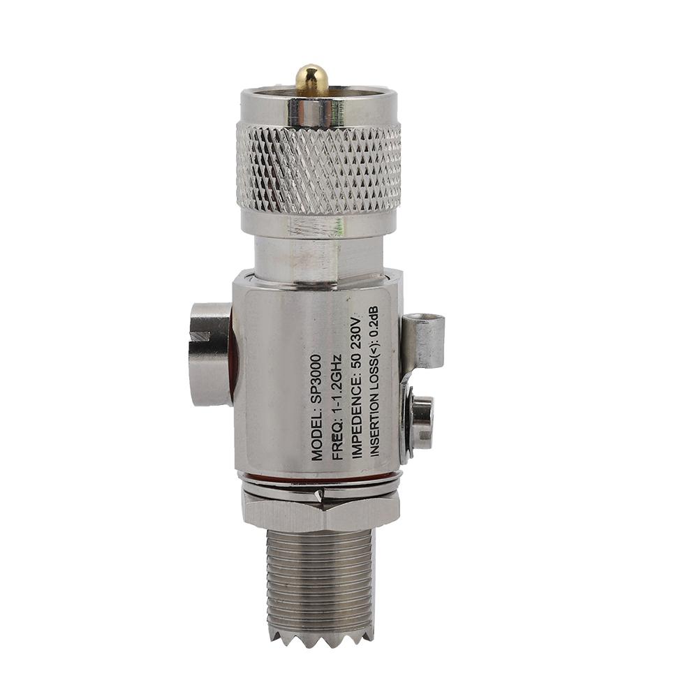 UHF M to UHF-F 1-1.2GHz грозозащитный разрядник вседиапазонная молниезащита устройство защиты от перенапряжения