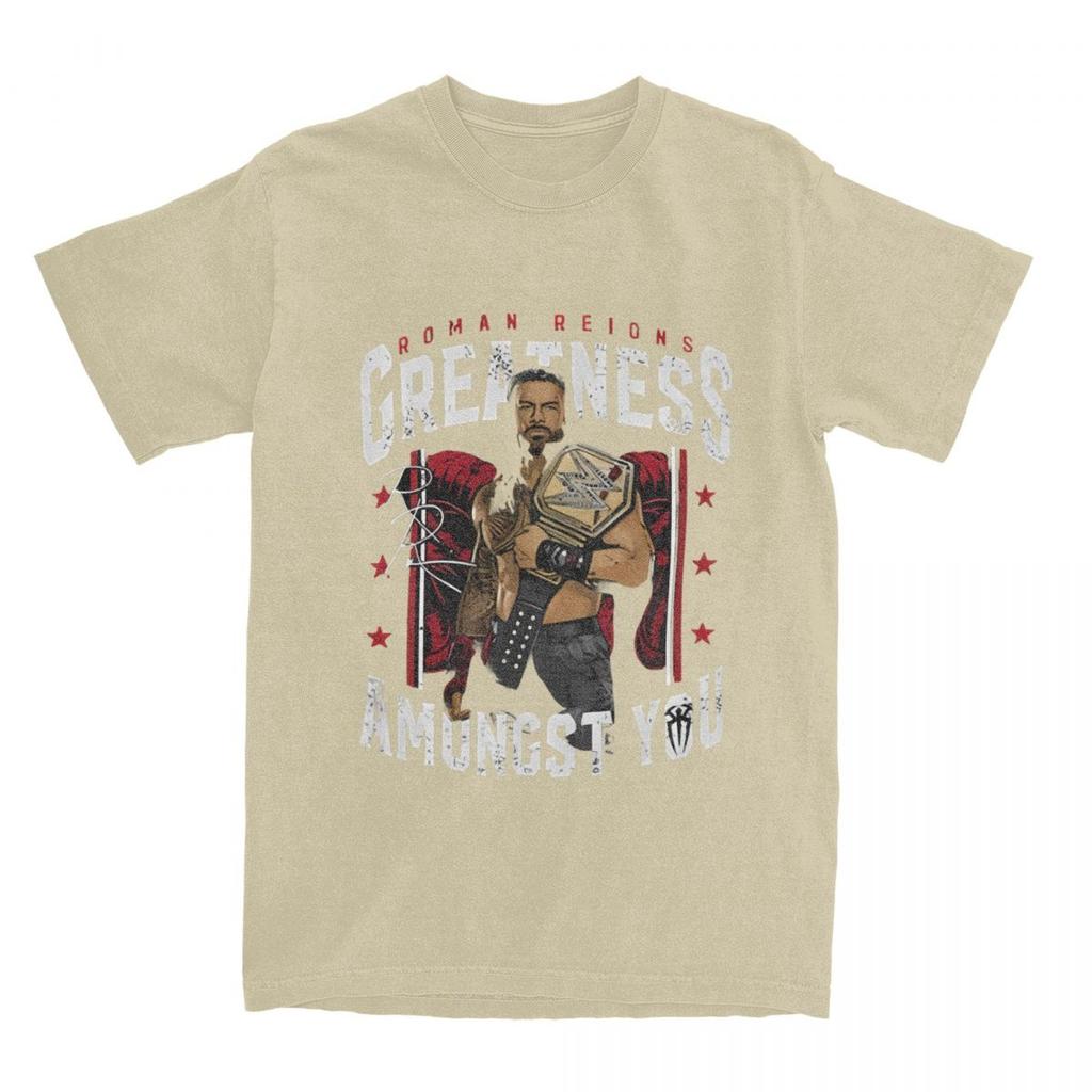 Винтажные футболки Roman Reigns Wrestling Winner для мужчин и женщин из хлопка с принтом