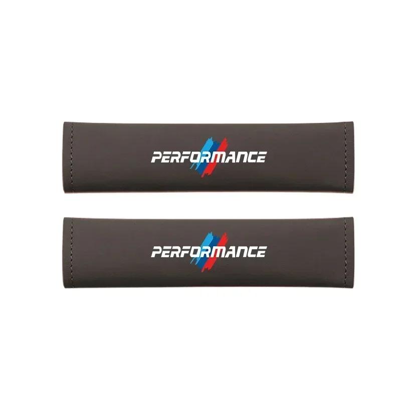2026 Hot -Leather Car Seat Belt Cover Shoulder Protective Accessories For BMW E91 X5 E70 F11 E30 F31 X3 F25 E61 E83 X1 E53 E87 F40 F32 E7