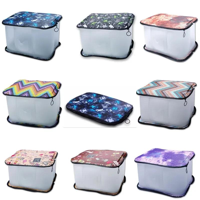 Самостоятельный тур Кемпинг Портативный складной надувной табурет Сиденье для дальних путешествий Табурет для дивана в общежитии Табурет с увеличенным сиденьем