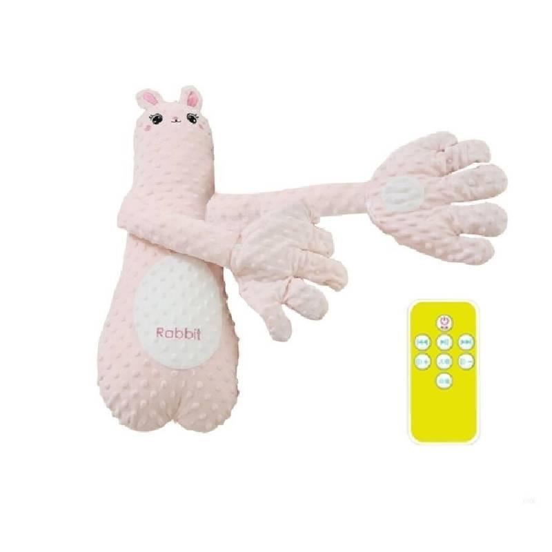 Мультяшный Жираф Зайчик Детская Плюшевая Подушка Интерактивное Прикосновение С Музыкой Успокаивать