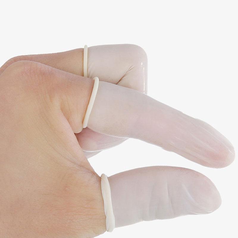 Прочные перчатки для дизайна ногтей, латексные резиновые антистатические перчатки, защита кожи пальцев, инструмент для маникюра