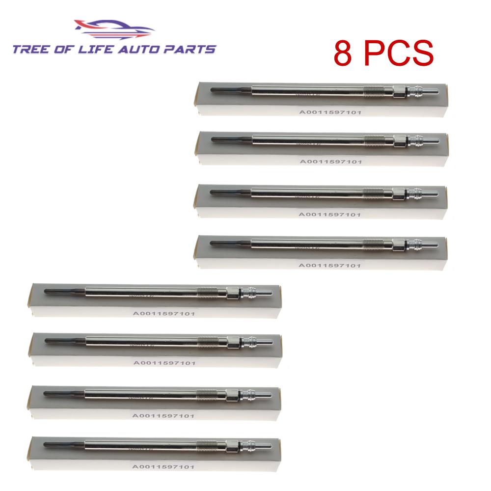 4/6/8X Свечи накаливания 4.4V Для Mercedes Sprinter Vito C-E-G-M-R-S Class Clk Cls 420 450 E-Class W211 280 300 320 CDI A0011595001