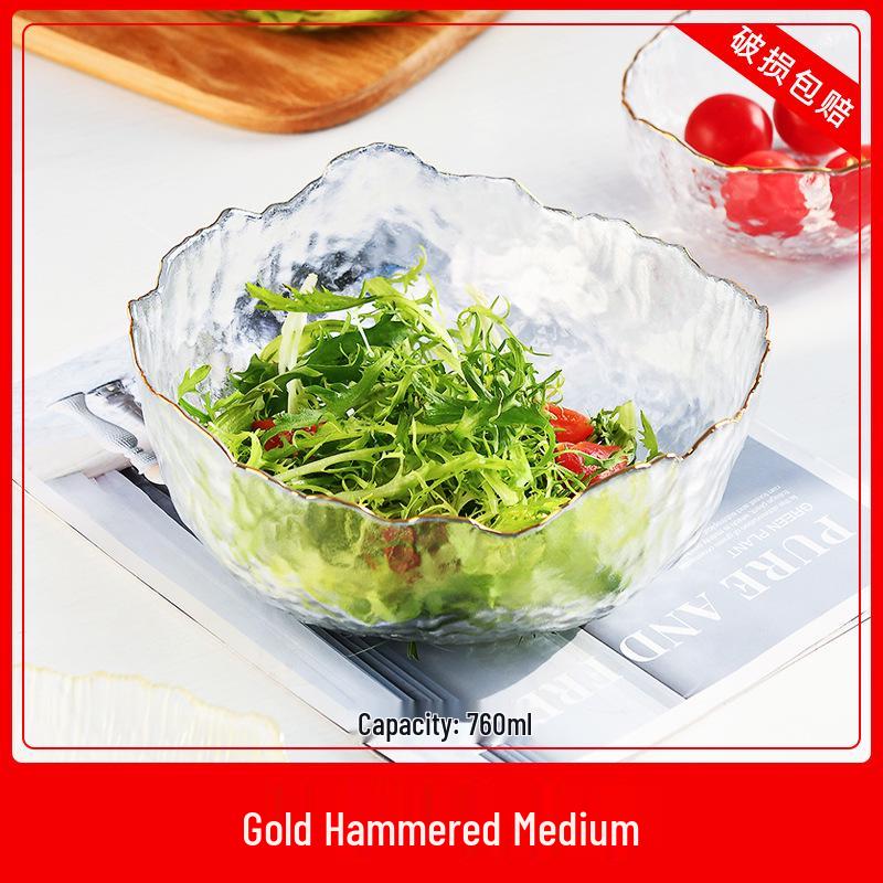 2024 Роскошная стеклянная фруктовница для журнального столика в гостиной - Идеально подходит для закусок и сухофруктов