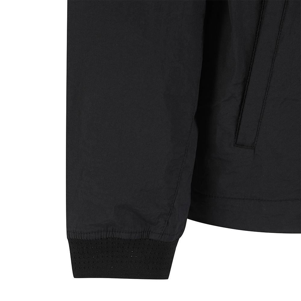 Malbon Golf Crinkle Open Collar Jacket Black (Man)