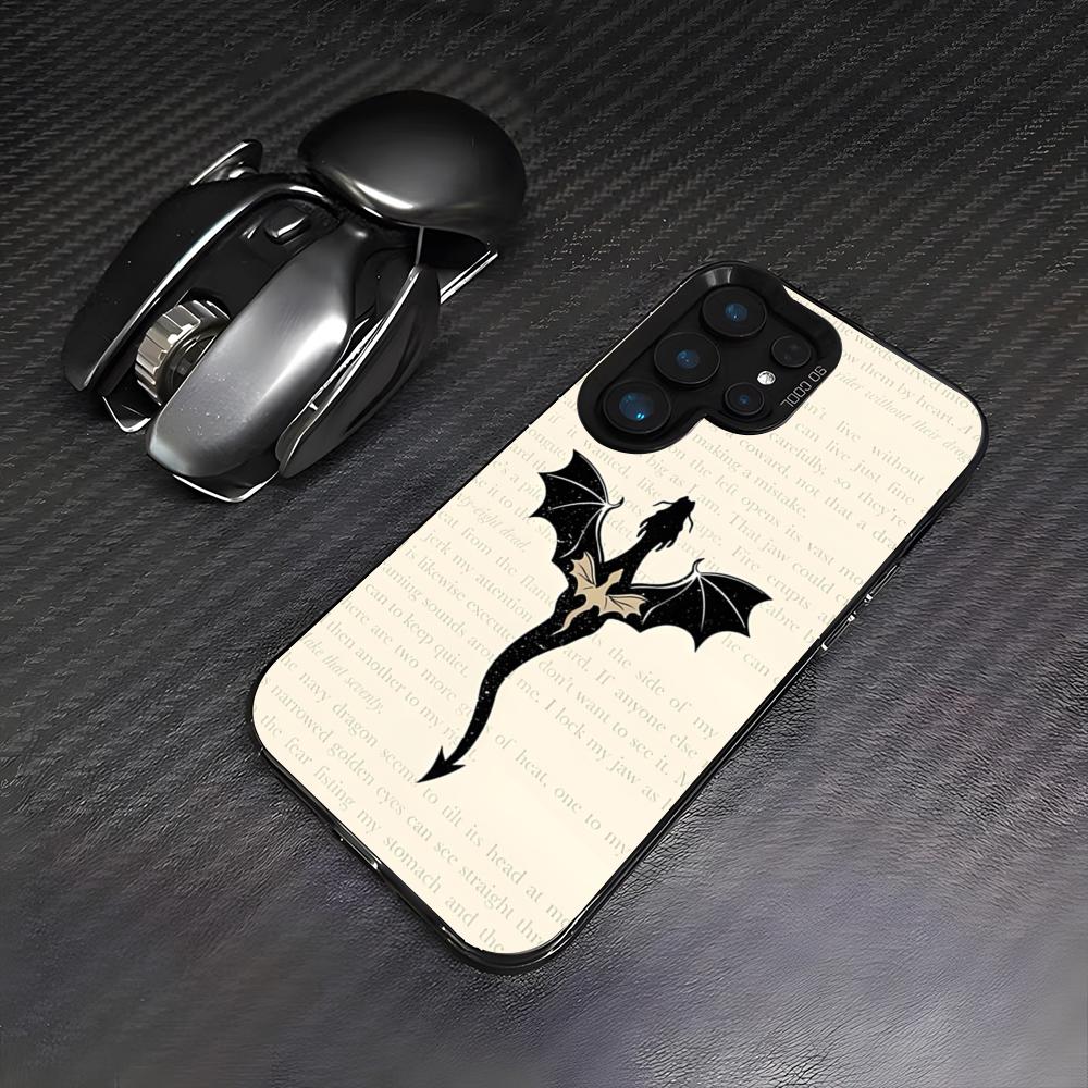 Fourth Wing Dragon Phone Case For Samsung A25 A33 5G A54 A36 A35 A56 A52 A14 Shockproof Colorful Cover