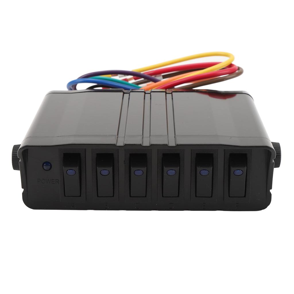 6-клавишный переключатель DC12V 40A синий свет многофункциональный универсальный подходит для легковых автомобилей