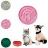 Portable Maze Feeder Puzzle Silicone Pet Anti-choking Bowl Pet Slow Feeder Bowl  Slow Eating Bowl