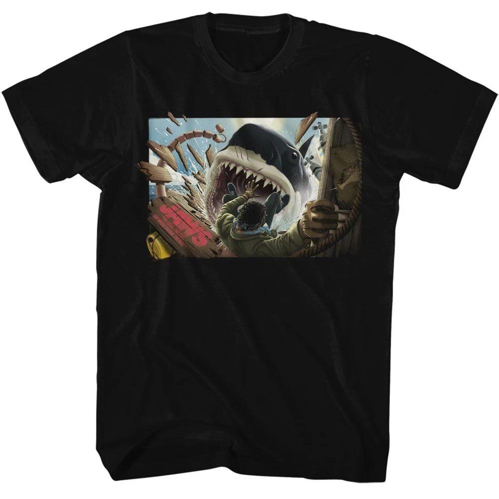 Jaws Man Falling In Shark Mouth Movie Children's T-shirt