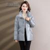 SNOWFLYING Women's New Chinese Style Embroidered Stand Collar Down Jacket