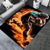 Flame Themed Chair Mat Office Carpet for Home Decor, Sofa Rug, Gift Idea for Any Room