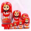 Праздничные русские матрешки: Традиционный 10-слойный этнический сувенир в подарок
