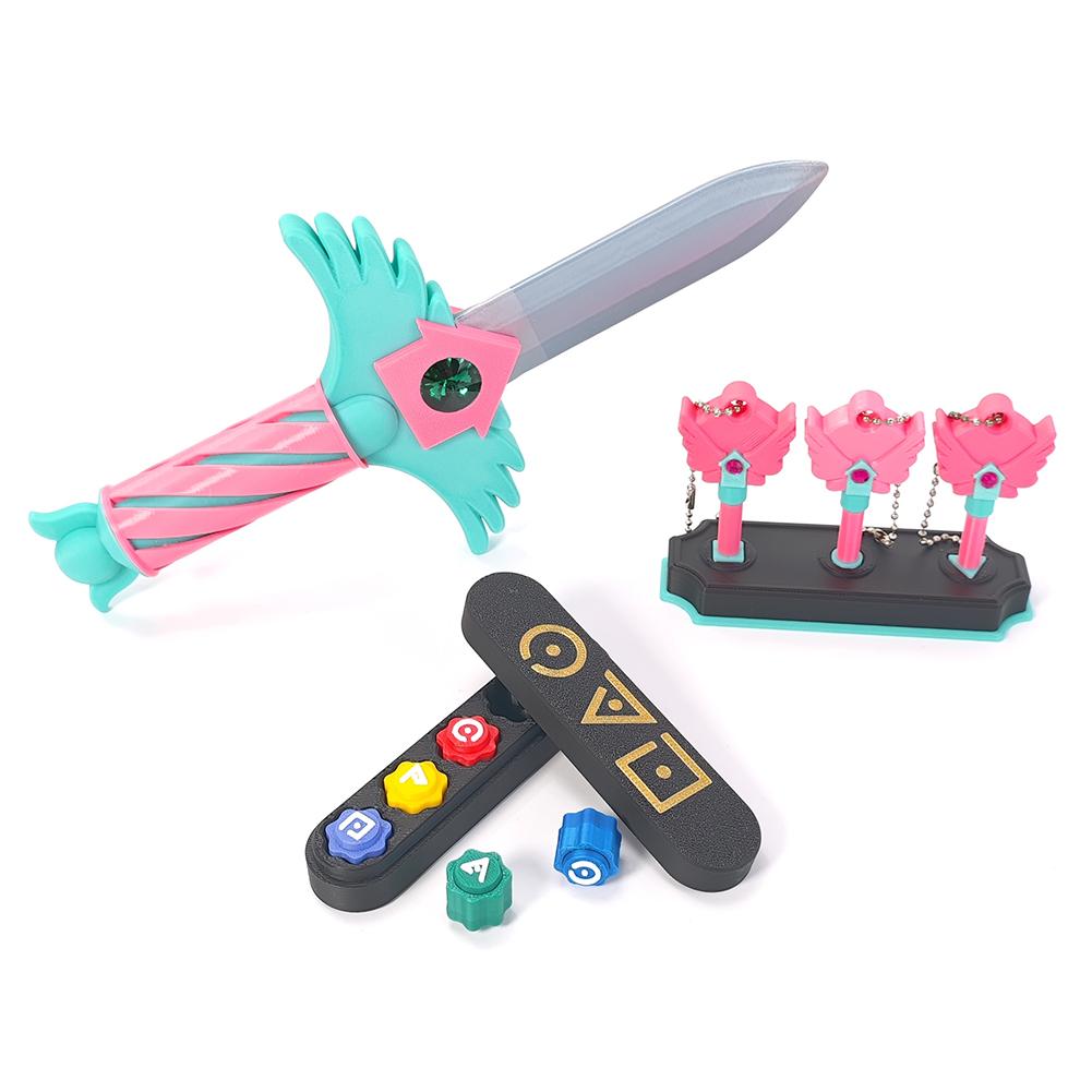 Сезон 3 Корейская традиционная игра Кальмар Ожерелье 3D Печать Косплей Ожерелье Брелок-кальмар для фанатов ТВ Семейных вечеринок Подарков